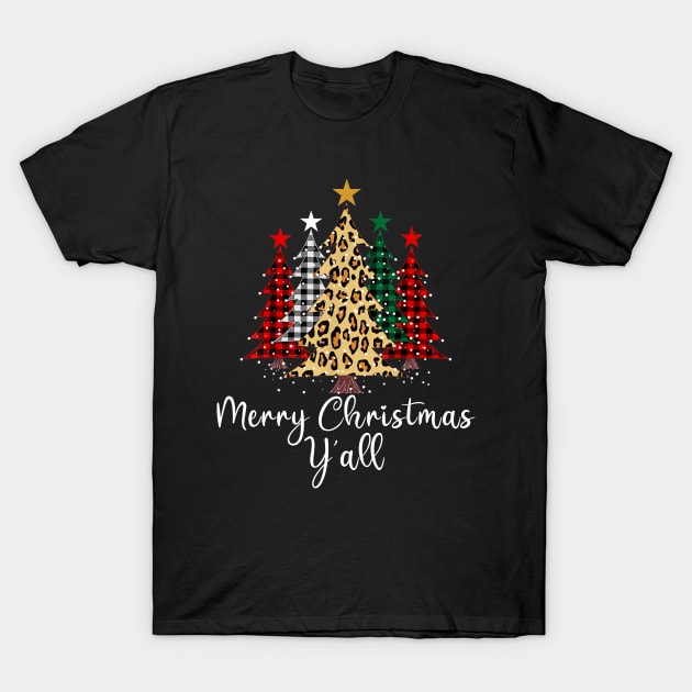 Merry Christmas Y'all T-Shirt by VinitaHilliard